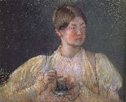 Hot chocolate Mary Cassatt